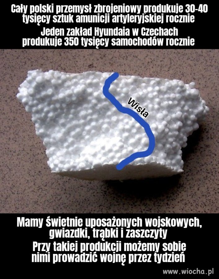 Oby nam się kulki styropianu nie rozsypały 