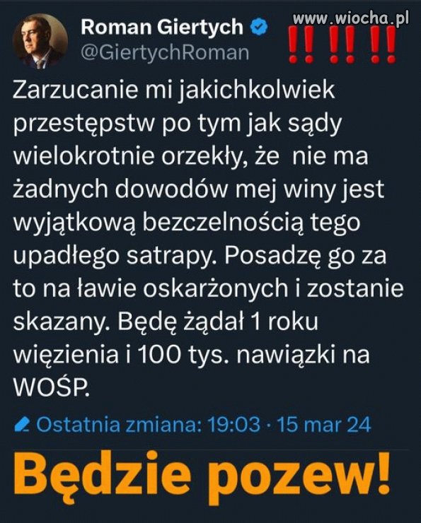 Roman się wkurzył