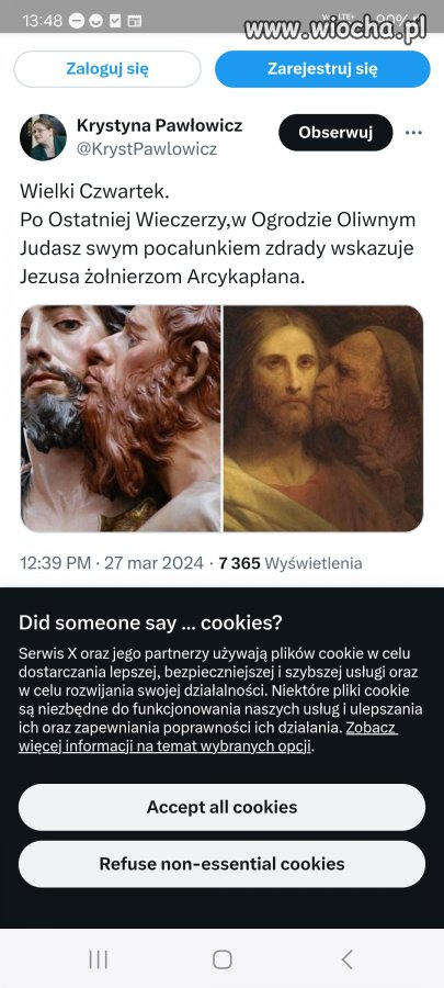 Chyba coś brała