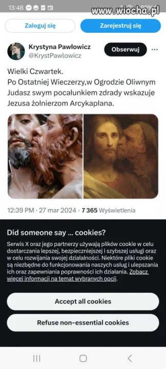 Chyba coś brała