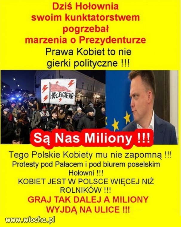 Wyszło szydło (Hołownia) z worka?