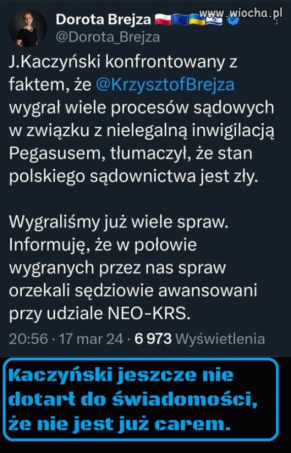 Do Jarka w dalszym ciągu nie dotarło...