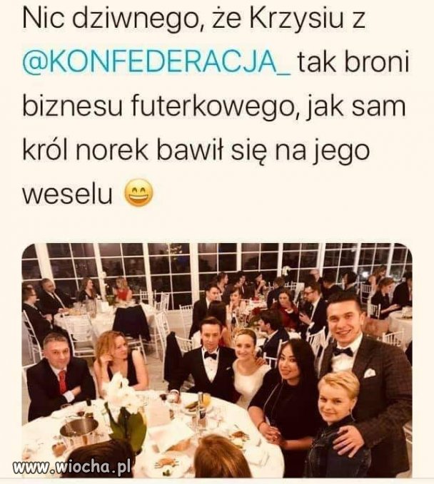Kolejny obrońca ferm futerkowych.