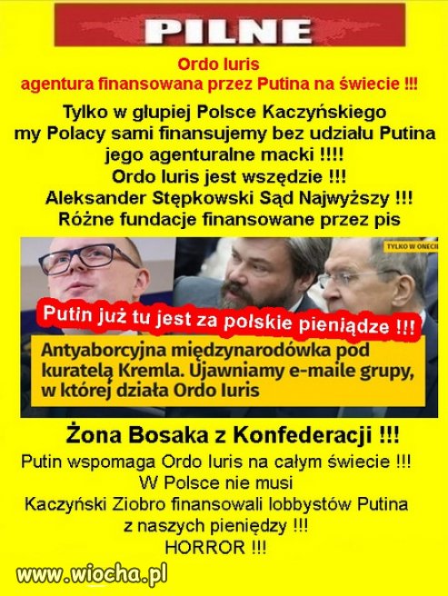Putinowska sekta Ordo Luris...