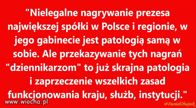 Przychodzi Nisztor do Obajtka   