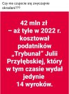 3 miliony za jedno orzeczenie 