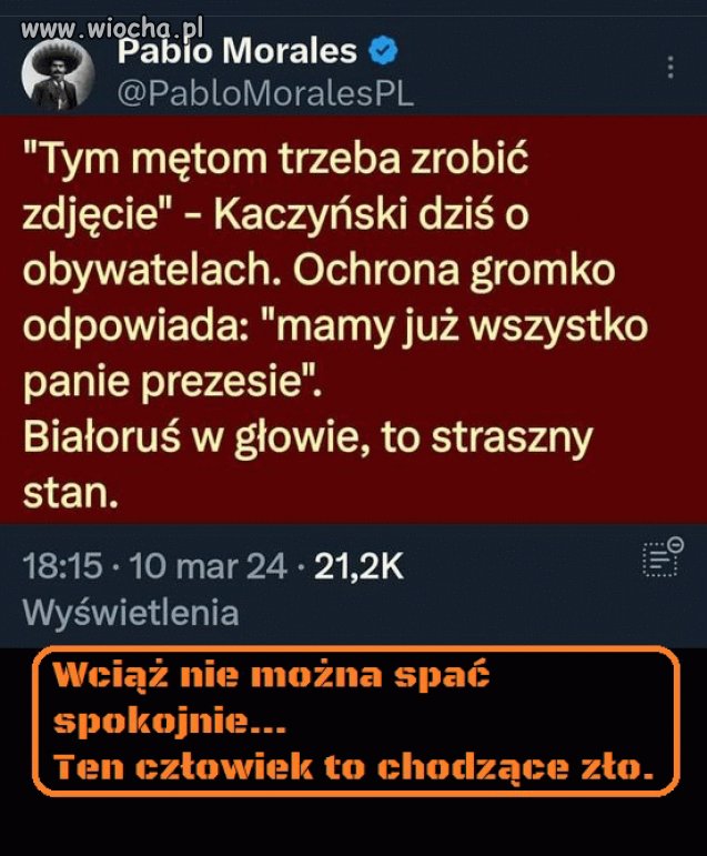 Jarek myśli, że jest nie wiadomo kim