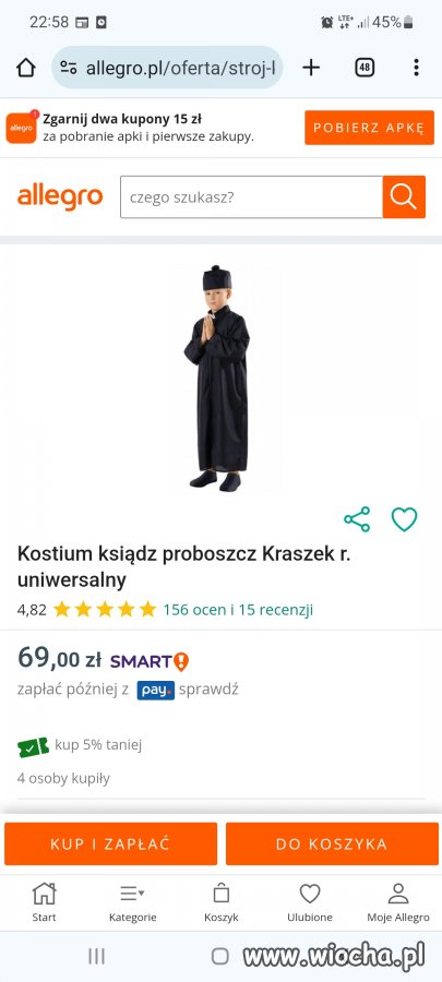Strój dla dzieci...