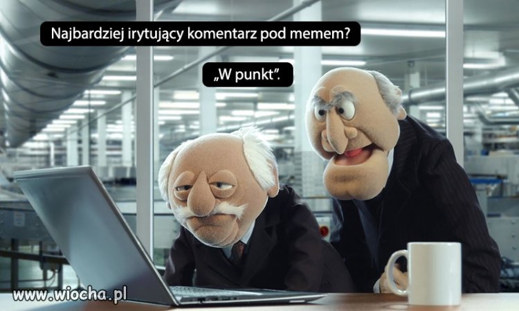 W punkt, potwierdzam, popieram 