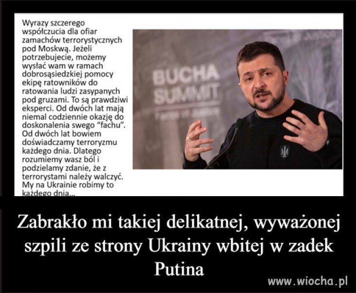 Na Ukrainie najlepiej wiedzą, co to terroryzm Putina!