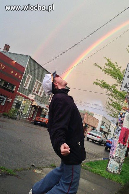Puke rainbow