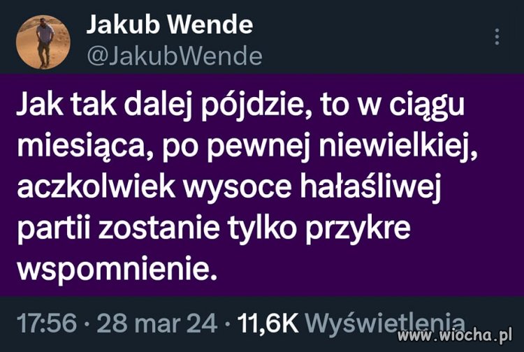 No i niech tak będzie ...
