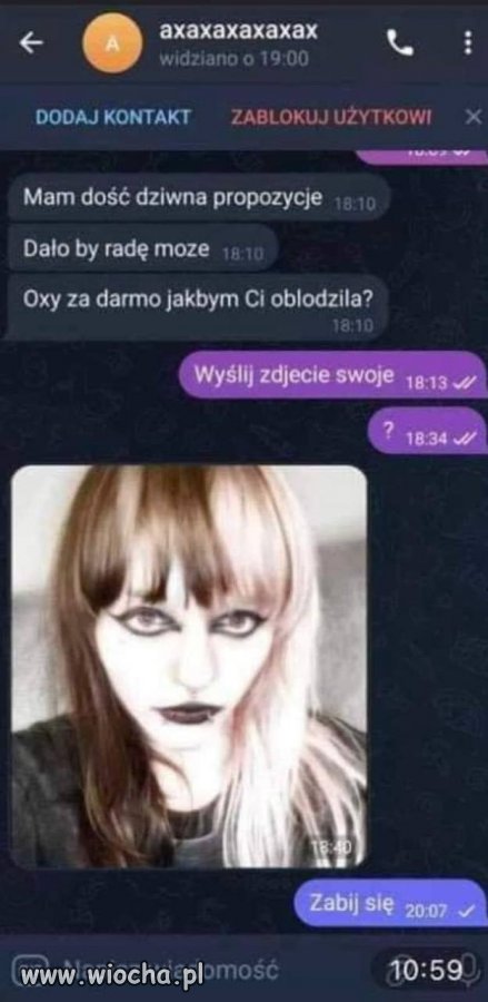 Faktycznie dziwna propozycja 