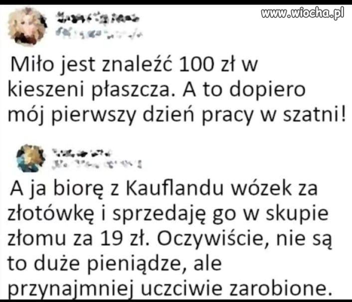Uczciwe zarabianie 