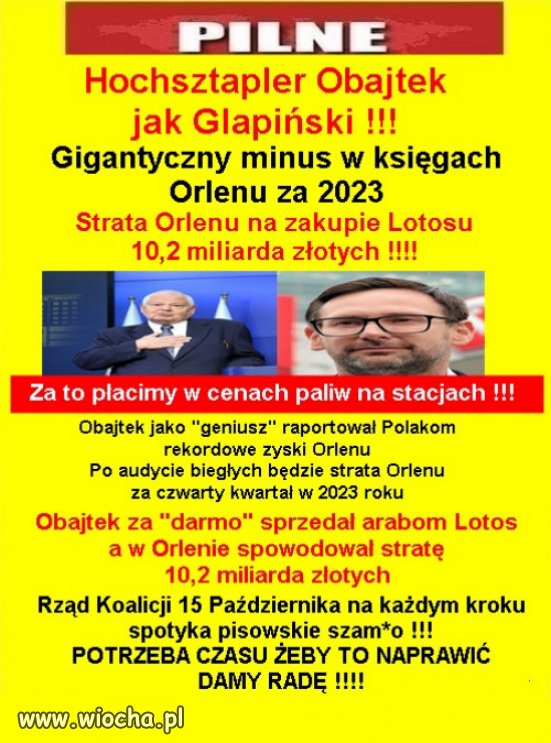 Dworczyk o "kadrach" PISu: Takiej tępoty połączonej 