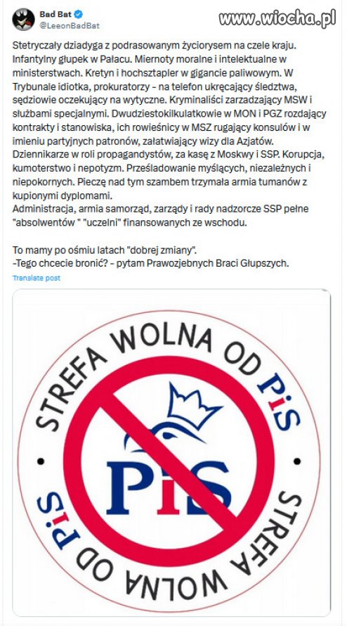 Pamiętajcie o tym na wyborach samorządowych...