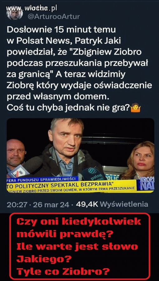 Kłamali, kłamią i będą kłamać