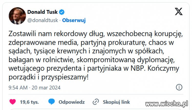 To nie koniec rozliczeń, to dopiero początek!