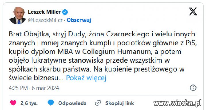 Collegium Tumanum, tylko dla tumanow PiSu!!!
