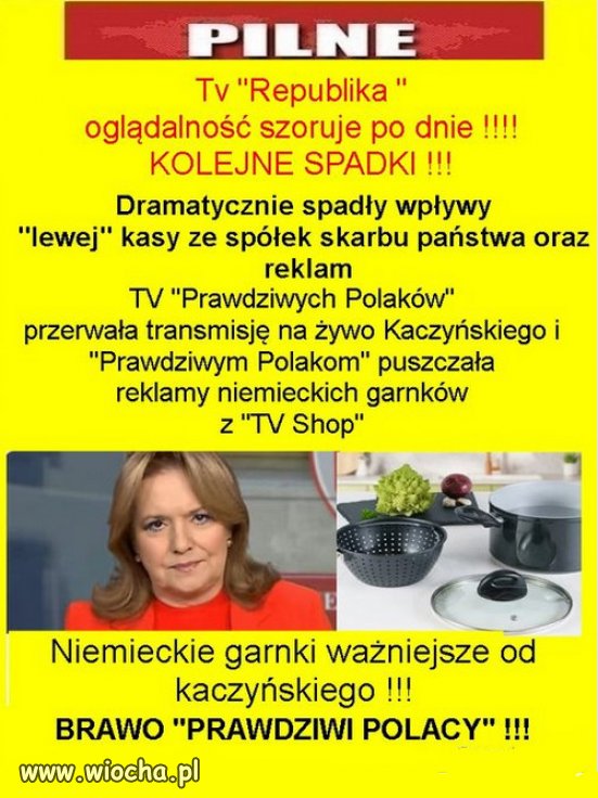Tak wygląda tuba propagandowa Kaczyńskiego...
