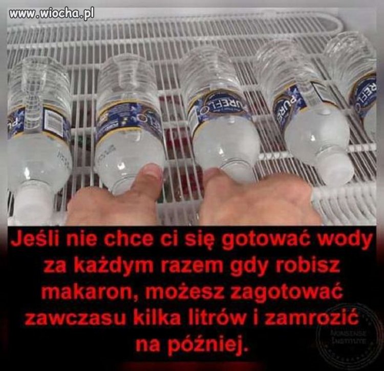 Zawsze tak robię, od lat
