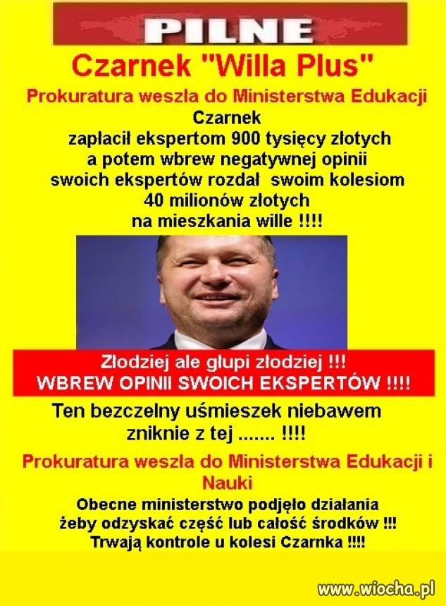 Coraz bardziej podobają mi się akcje prokuratury 