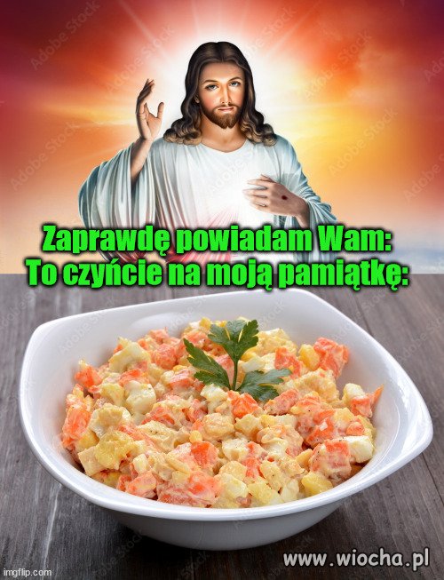 I usiedli w wieczerniku i warzywa obierali.