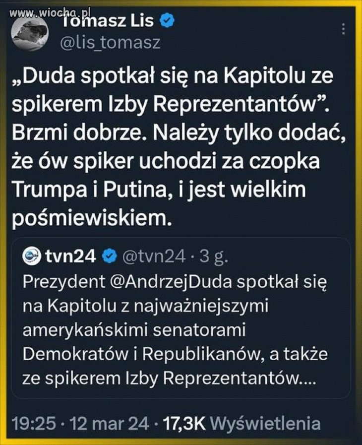 Czyli trafił swój na swego