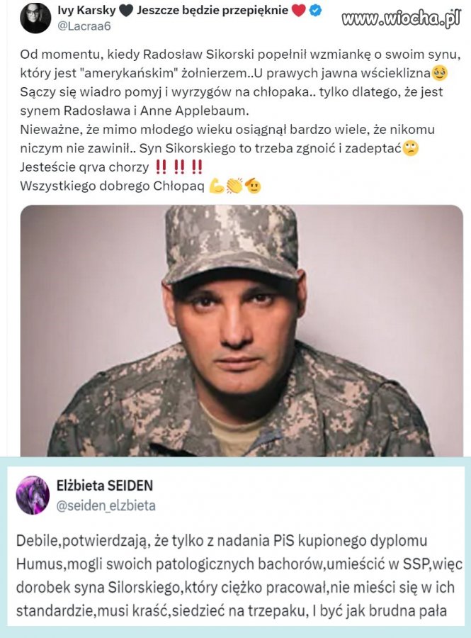 Nieważne co i kto. Młody Sikorski - to się liczy. 