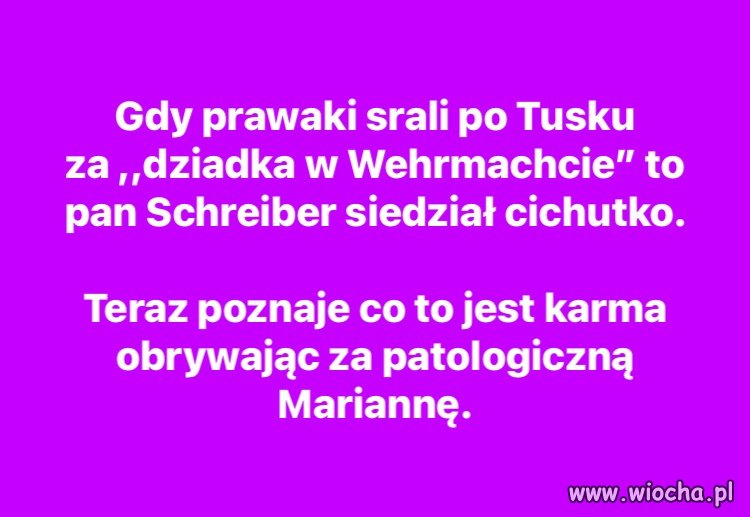 Tylko, że dziadek Tuska to Polak