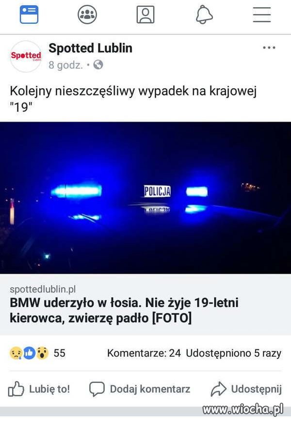 Zielone BMW.