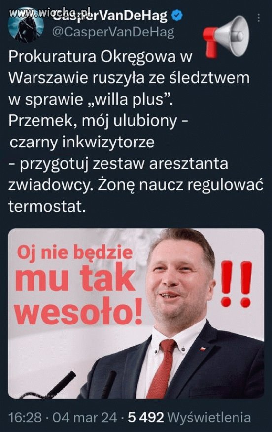 Czarnek ty gnido czas na ciebie