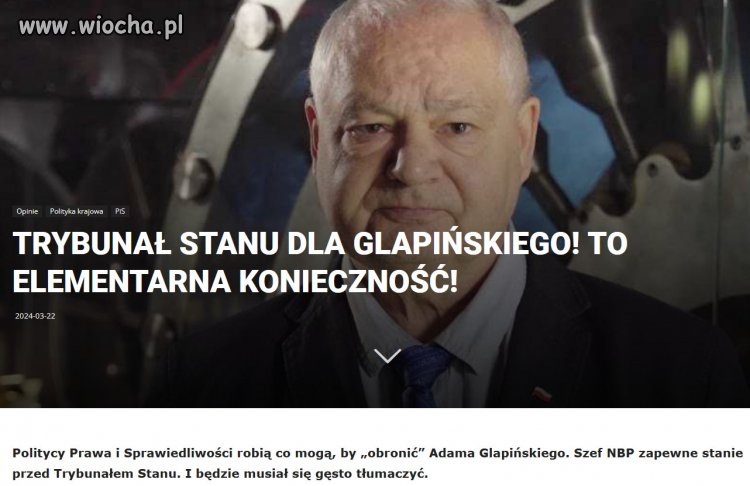 NBP pod rządami Glapińskiego stał się przybudówką partyjną