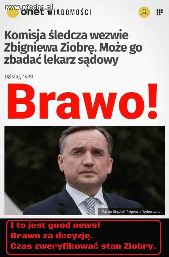 Tak trzymać. Nie odpuszczać.