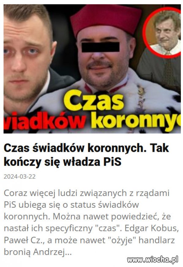 Na złodziejach PiSu czapka gore...