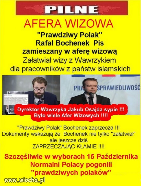 Afera wizowa pokazuje skalę zakłamania władzy PiS 