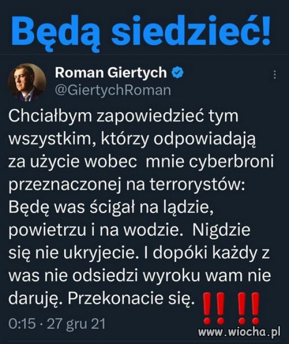 Jeszcze szkodza, jeszcze robią zadymę ale będą siedzieć!