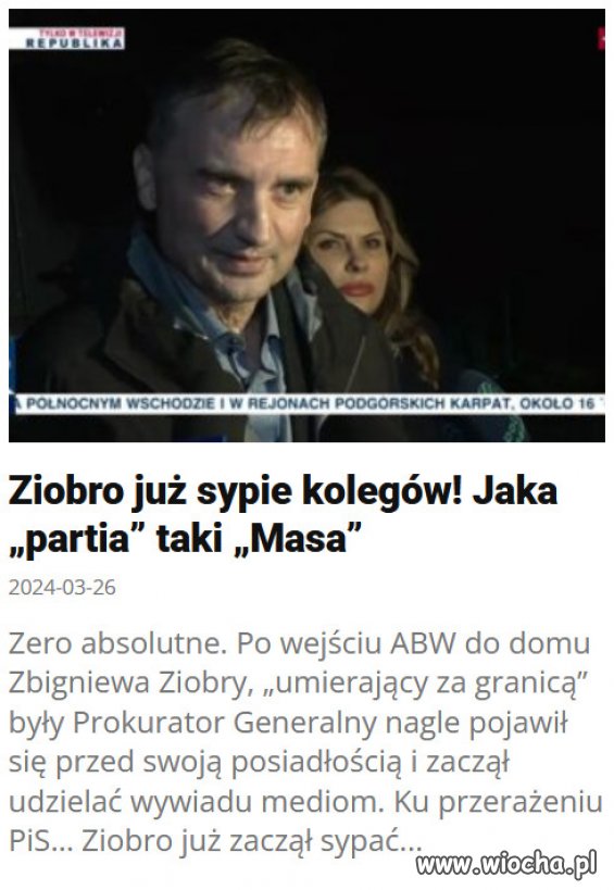 Zero absolutne a w PiS panika...