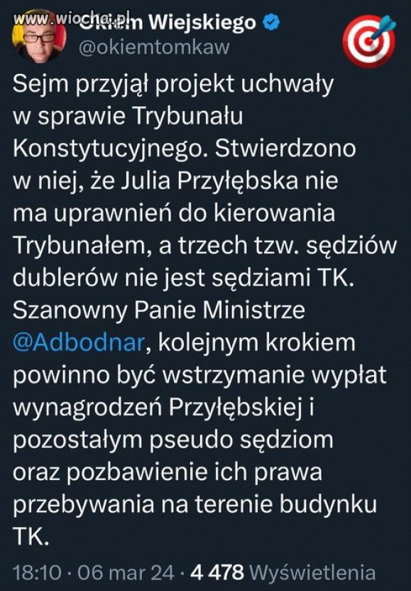 Tymczasem w Trybunale