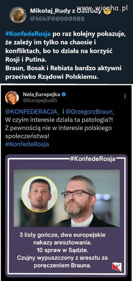 Zależy im tylko na chaosie i konfliktach