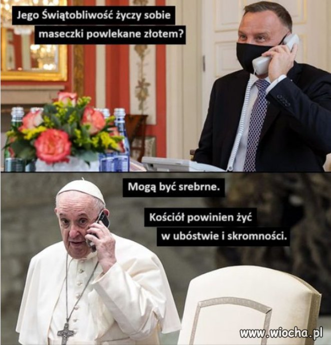 Du*pa jeszcze nie wstal z kolan, przed sekta kosciola...