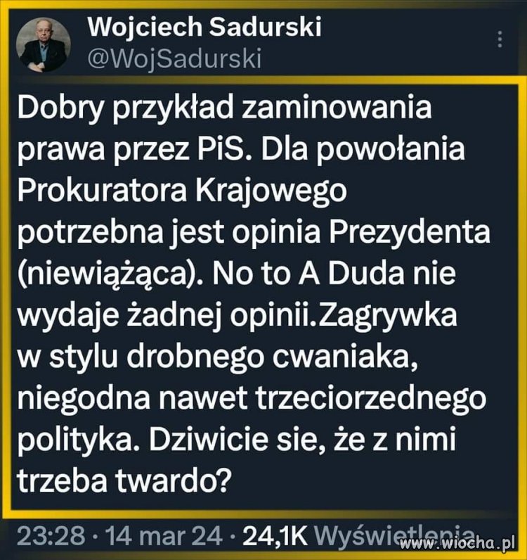 Baak opinii to też opinia. 