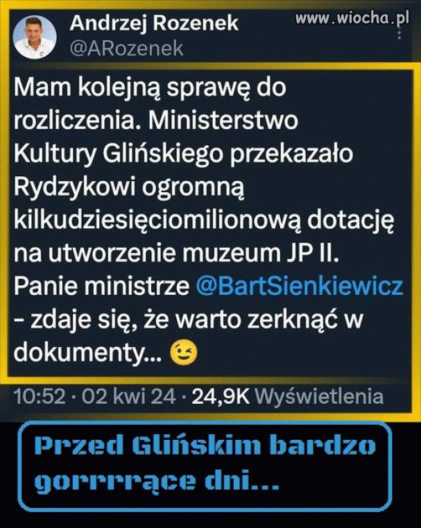 Gliński też ma wiele za uszami