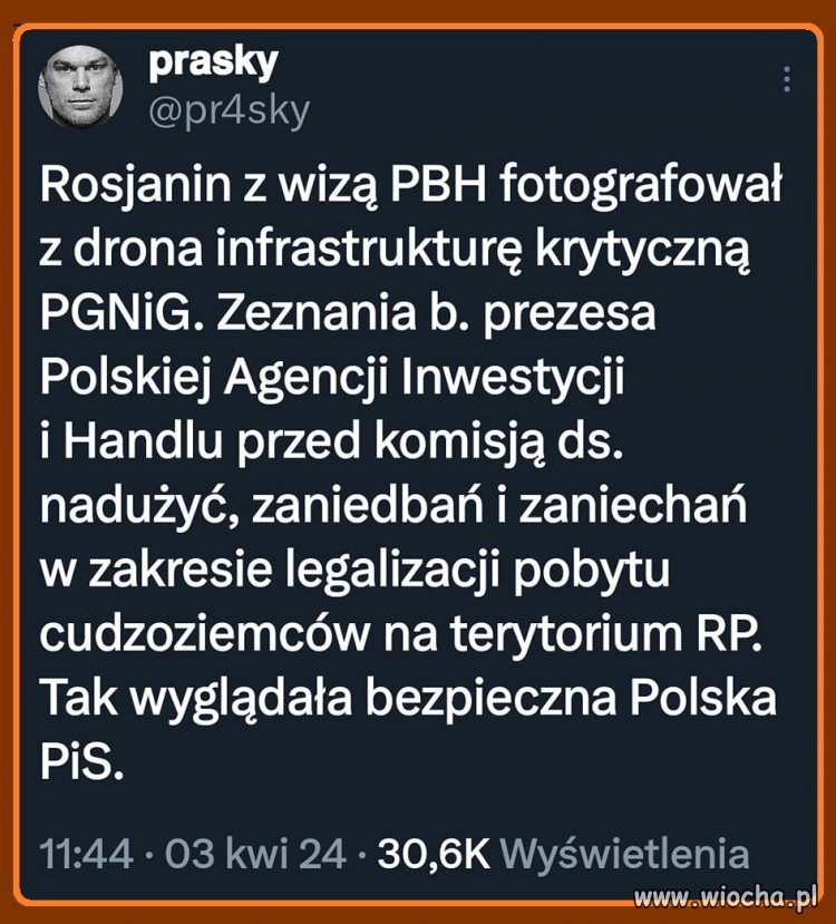 Co na to ten były wicepremier ds. bezpieczeństwa ?