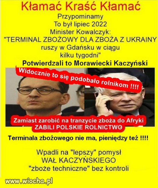 Kłamać, kraść, knuć i szczuć...to był program polityczny PiS!