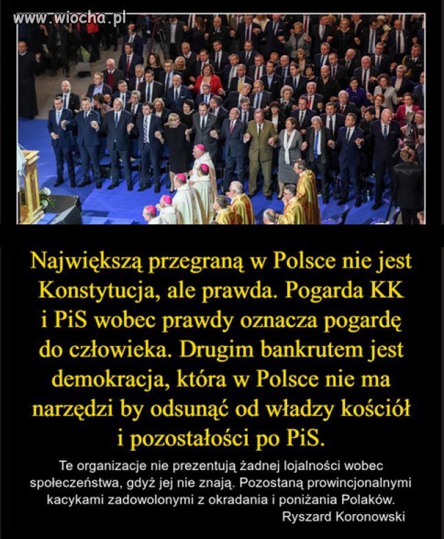 8 lat kłamstw w sejmie, mediach i z ambony...