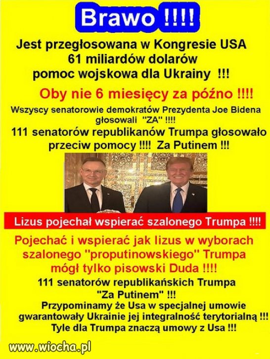 Trampek jak niepyszny wyszedl z sali kongresu!!