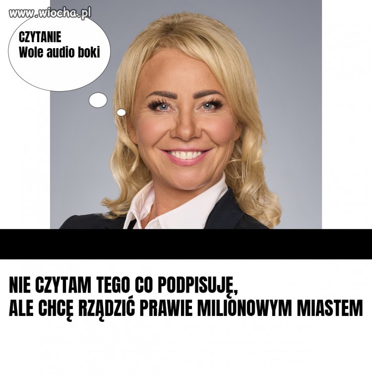 Wybrana by rządzić nie czytać