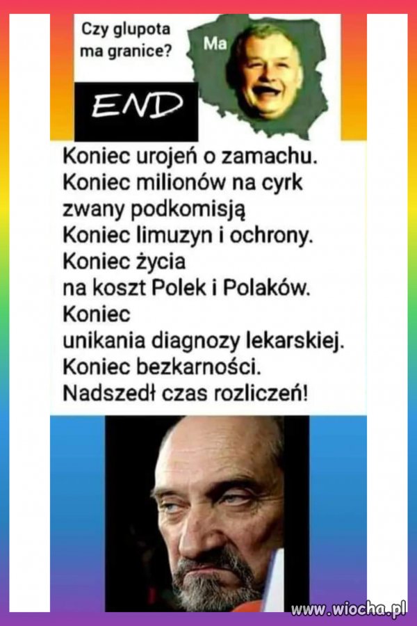 Czas spraw zamiatanych pod dywan skończył się ...