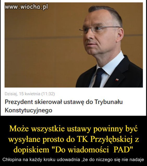 I tak jeszcze przez ponad rok
